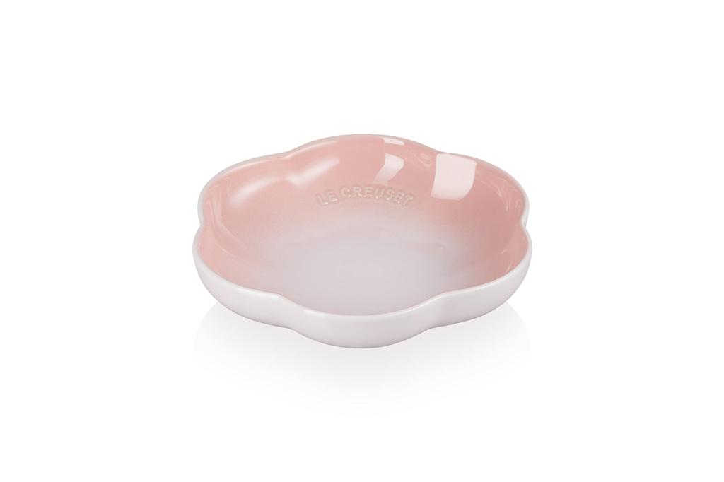 Le Creuset Sphere Round Flower Dish, Medium, Shell Pink [Official Product in Japan]