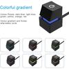 2m Portable Colorful LED Lights Computer Desktop Switch PC Motherboard External Start Power On/Off Button Extension Cable