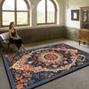 Persian Luxury Living Room Carpet Boho Non-slip Decoration Sofa Large Rugs Bedroom Bedside Foldable Tatami Floor Mat Washable