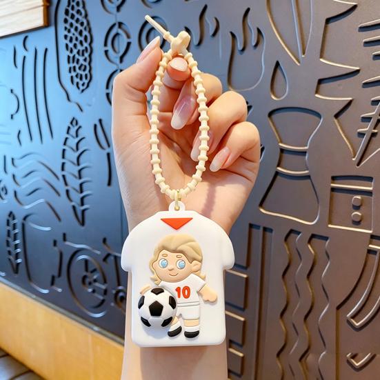 Bag Pendant with Hanging Chain, Cartoon Star Design Soft Silicone Stress Relief Keychain, Schoolbags Bag Decoration