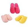 Home Flat Plush Slippers Indoor Shoes Cotton Casual Fashion Soft Round