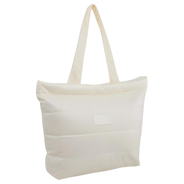 New PUMA Fabric Tote Bag Shopping Bag Handbag Regular Women's White 079873-02