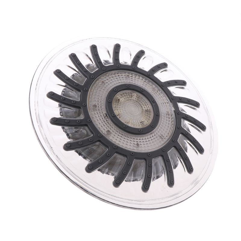 20,3 cm Badezimmer, 7 Farben, automatischer LED-Lichtwechsel, runder Duschkopf, Badewanne, Regenfall