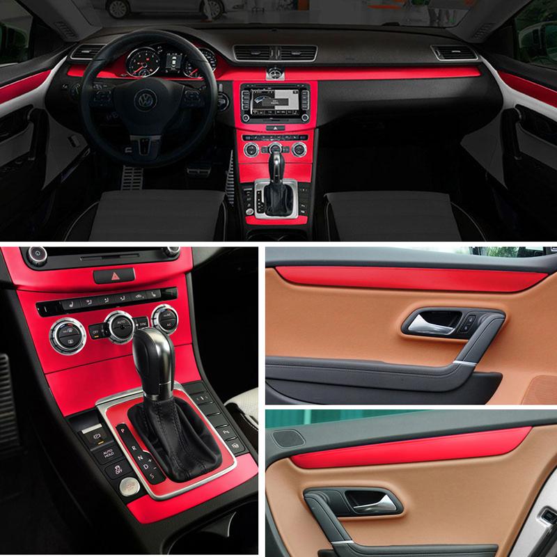 Per Volkswagen VW CC/Passat B7 Interno Pannello di Controllo Centrale Maniglia Porta Adesivi Decalcomanie Accessori Car styling