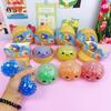 Einhorn Edition Regenbogen Perlen Knödel Squishy Knetspielzeug Bunt Perlengefülltes Knet-Stressabbau-Spielzeug mit Bambus-Dampfkorb-Hülle