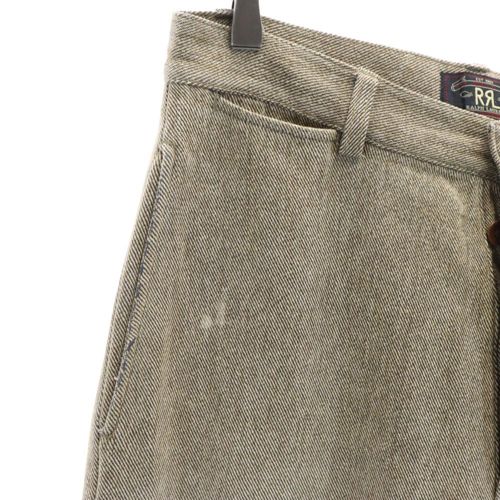 RRL 90s Red 3 Stars Initial Tag Old Tapered pants RALPH LAUREN Button fly Men's Used