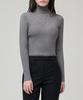 MUSINSA STANDARD WOMAN Women'S Ribbed Slim Turtleneck Knit [Medium Grey]