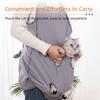 Breathable Mesh Pet Carrier Apron Adjustable Cat Holding Apron  Pet Grooming Salon