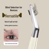 Non-Stick Gold Feather Tweezers for Precision Eyelash Application – Ideal for Beginners & Pros.