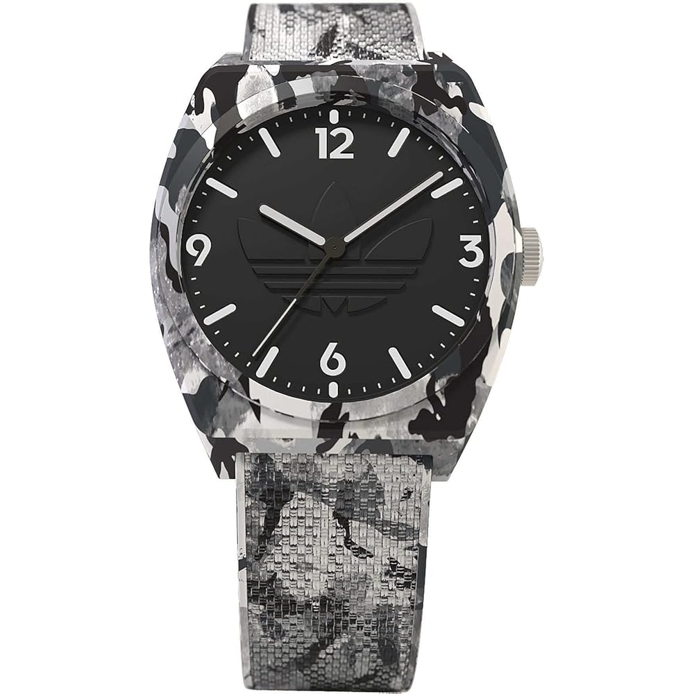 Adidas Originals Project Two Unisex Black Quartz Watch 38mm