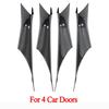 Suitable for BMW 5 Series G30 Door Handle Inner Cover G30 G38 F90 M5 530i M Sport 540i Protective Carbon Fiber Black 2-piece Set