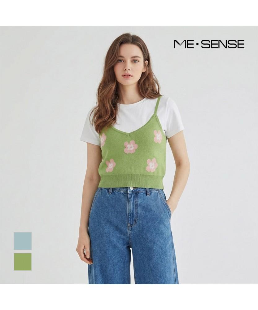 MESENSE Flower Knit Bustier_Mb35Kvs302Z