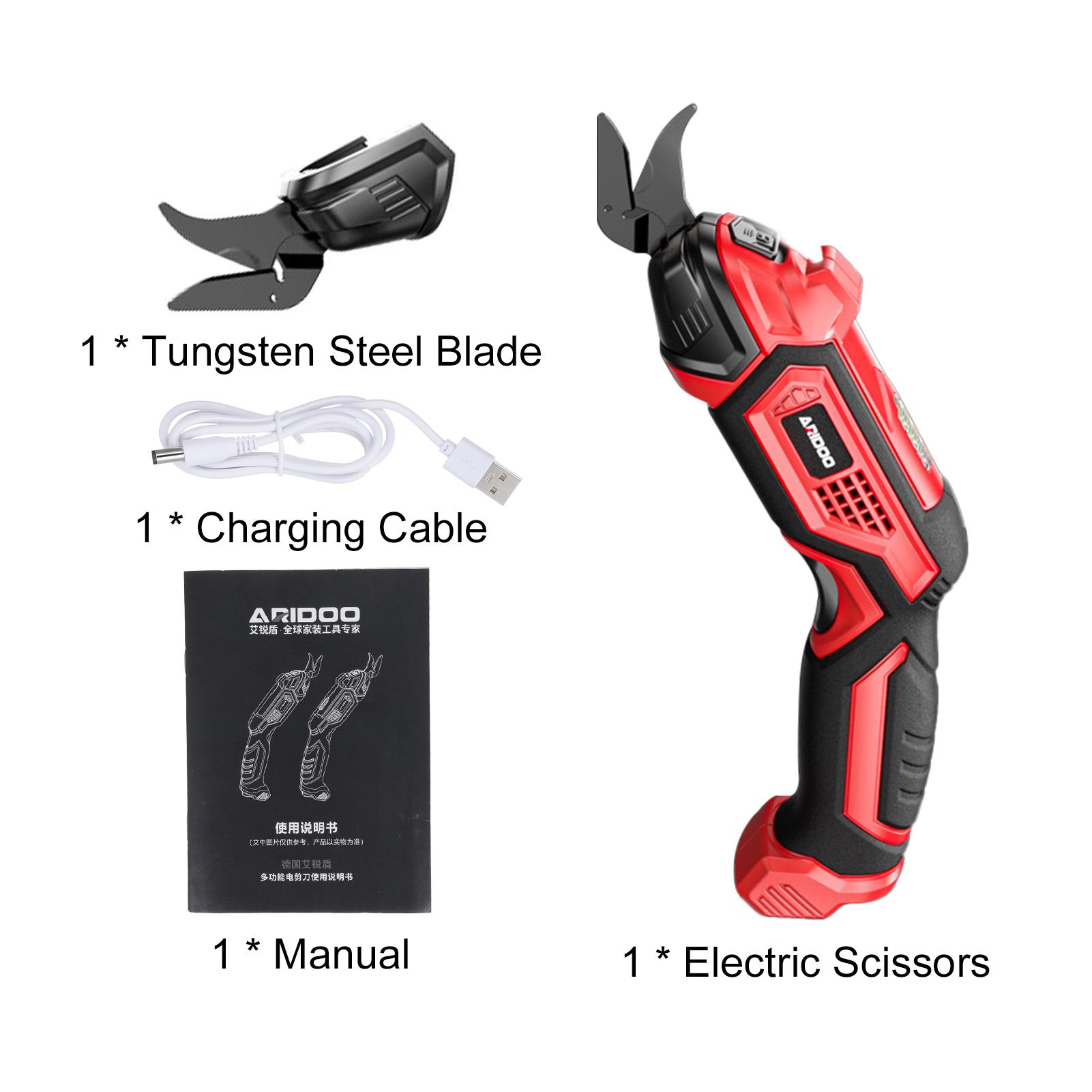 

Электрические ножницы для ткани, кожи, ковра, ПВХ и картона, аккумуляторный резак 4,2 В 2000 мАч со светодиодной подсветкой, ножницы