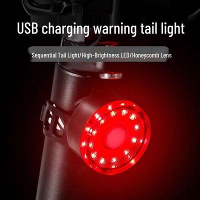 Bicycle Taillight - Free Shipping: Night Cycling & Mountain Road Bike Warning Light