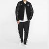 Jordan Paris Saint-Germain Solid Long Sleeve Sports Jacket Men Outerwear Black BQ8364-010