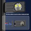 Shockproof LED Torch Flashlights 3 Light Mode Magnetic Base Back Clip USB C Rechargeable For Outdoor Enthusiasts