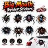 5Pcs Self Adhesive Spider Stickers Irregular Shape Vehicle Decals  Halloween Decoration