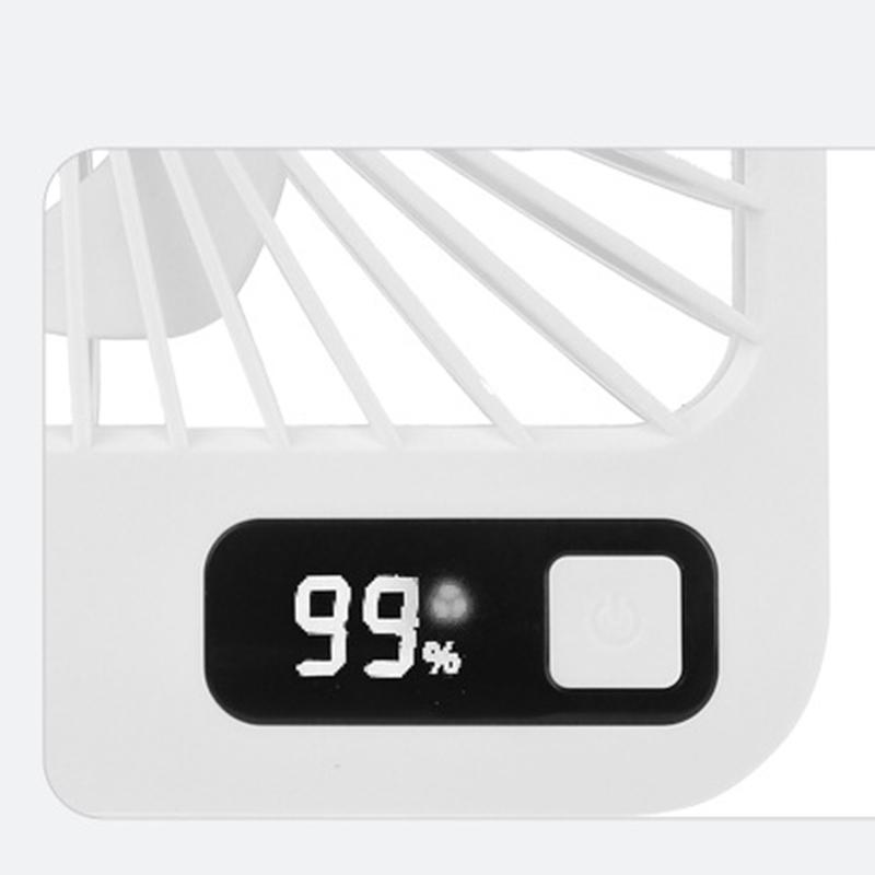 Digital Display Foldable Desk Fan