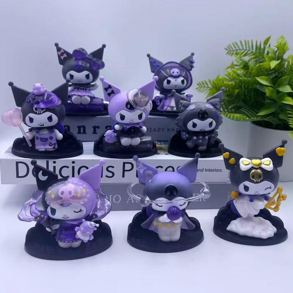 Kuromi Blind Box Werewolf kill Series Action Figure Dolls Anime Figures Surprise Bag Cute Model Fans Collection Toy