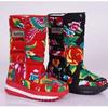 Ethnic Style Warm Winter Women High Top Snow Boots For Outdoor Travel