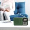Portable DAB+ Digital Radio Bluetooth-Compatible Solar Powered/Rechargable Loudspeaker Supports U Disk TF Card MP3 Play