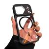 iPhone 17 Pro Max Magnetic Transparent B-ring Lens Case with Advanced Drop Protection
