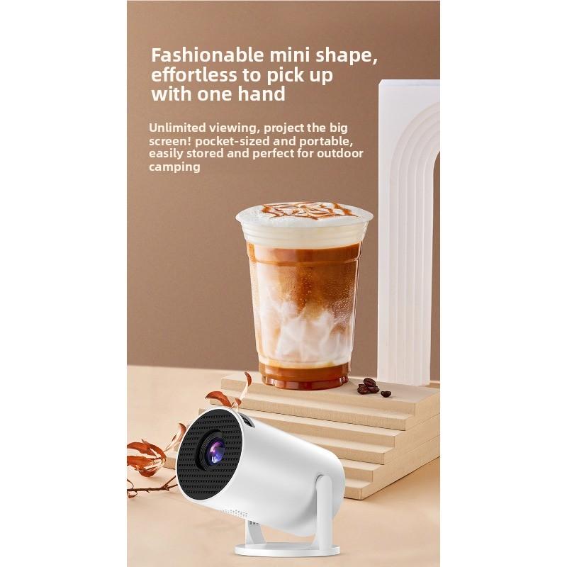 Projector Home daytime wall 1080p projector Mini high definition intelligent barrel wifi projector