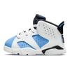 Air Jordan 6 Retro TD UNC Home Baby Sneakers Blue University-Blue White DV3606-410