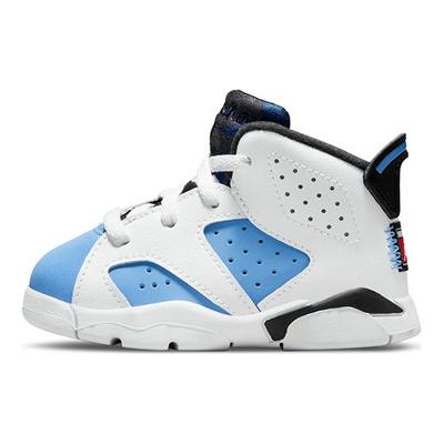 Air 6 Retro TD UNC Home Babysneakers Blå University-Blå Vit DV3606-410