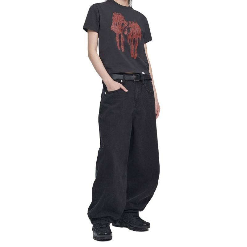 NOMANUAL Raw Vision Denim Pants   Washed Black