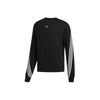 adidas Sudadera con capucha holgada con rayas de trébol originales para hombre, color negro, para otoño, FM1522