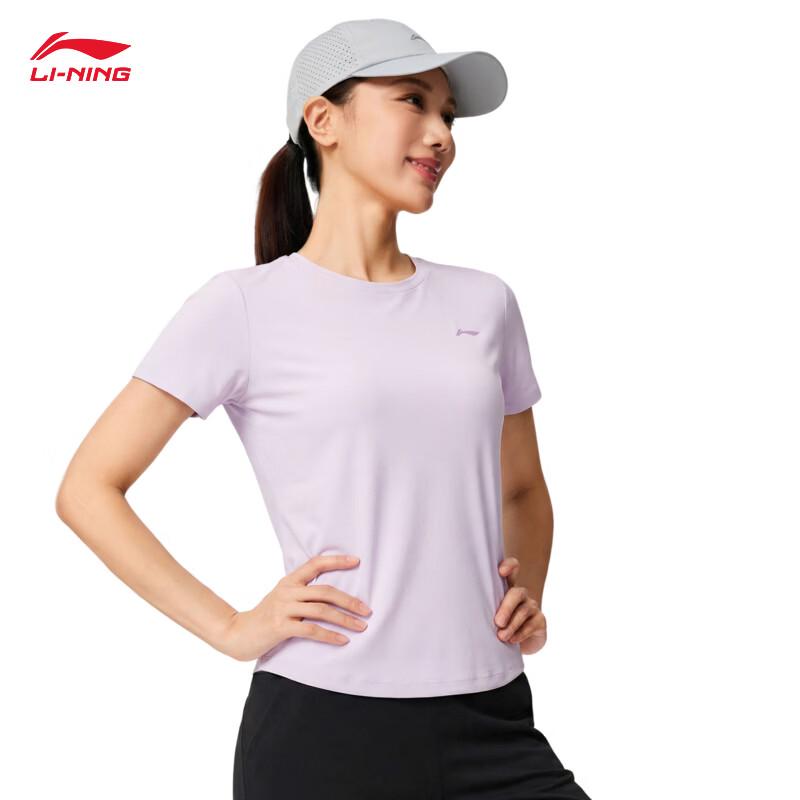 Li-Ning Women's Moisture-Wicking Round Neck Sports T-Shirt
