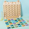Montessori Alphabet Fishing Toy Set Magnetic Number Fishing Game Toys  Birthday Gift