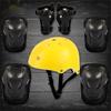 Children's Protective Gear Set for Roller Skating Skateboard Cycling Go Karts Outdoor Sports Gear for Kids 7-Piece Set on Sale