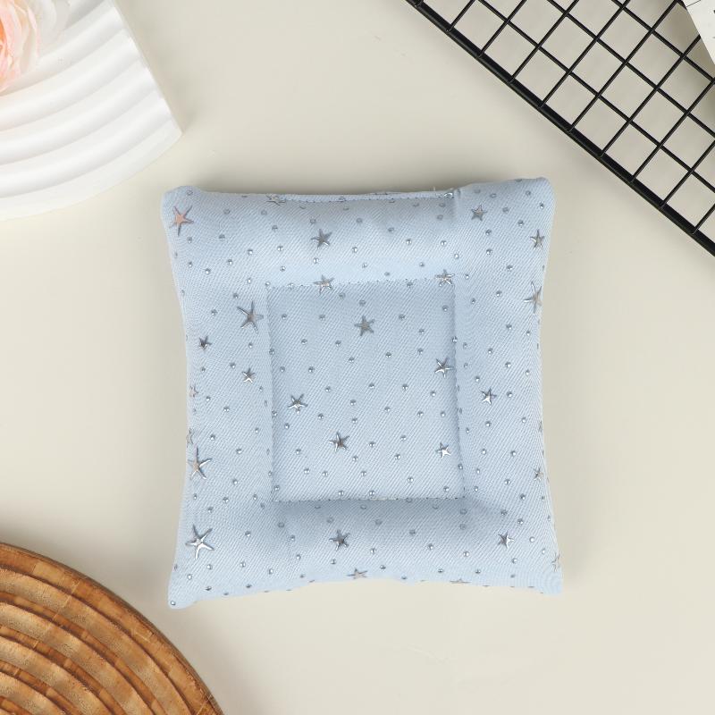 Cotton Plaid Decorative Placemat Heat Insulated Coaster for Rustic Wedding Table Setting Cushion Pad