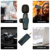 Professional Wireless Lavalier Bluetooth Mini Microphone For iPhone iPad Android Live Broadcast Gaming Recording Interview Vlog