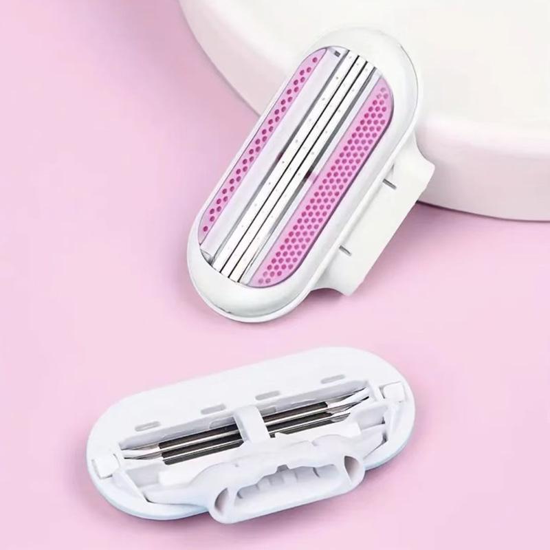 Women's Triple-Blade Underarm Razor with Replaceable Head