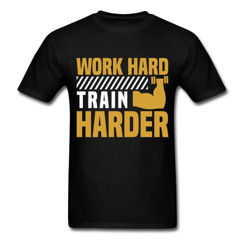 Work Train Harder Gym shirt Inspirational Quote Tshirt motivational T-Shirt XXXL