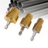 3PCS PPR Pipe Reamer Bits High Carbon Steel PVC Pipe Fitting Expander Step Drill Bit Kit Hex Shank 1
