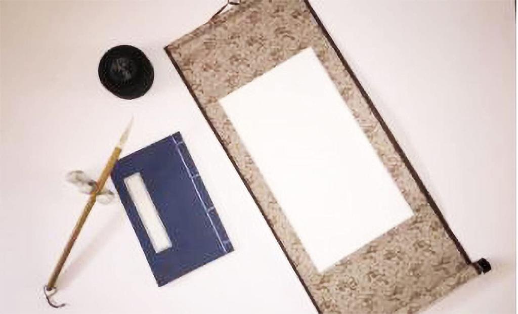 Bellarino Hanging Scroll, Blank, Calligraphy, Scroll, Calligraphy Paper, White Outline, Ink Painting, White Paper, Japanese Paper, Vertical, Calligrap