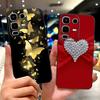 Per Infinix Note 50s X6870 Cover Posteriore Per Infinix Note 50s 5G Custodia Silicone Moda Lusso Fiori Gatto Carino Dipinto Divertente Paraurti
