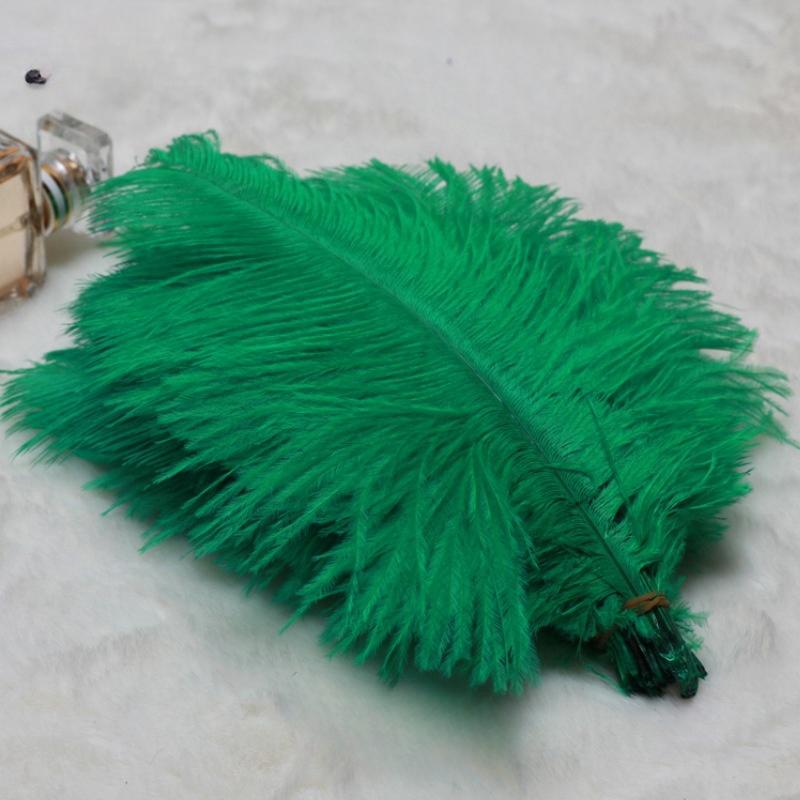 

10 шт. Біле страусине пір я 15-50 см Велике пухнасте пір я для DIY ремесел Весільні настільні центральні елементи Декоративні аксесуари 10pcs 25-30cm grass зелений колір