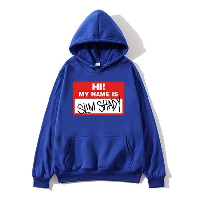 Eminem Hoodie Langärmeliger Kapuzenpullover RAPPER Sweatshirt für Herbst Grafikdruck Kleidung Ropa Hombre Bequemer Kapuzenpullover