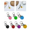 Playing Table Tennis Metal Key Rings Hanging Decorations for Key Backpacks Pingpong Keychain Keyrings Pingpong Key Chain
