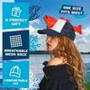 Funny 3D Fish Animal Trucker Hat Adjustable Fit One Size Novelty Fishing Hat Mesh Breathable Baseball Cap For Men Women