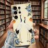 Red - Crowned Cranes Blue Case for Samsung Galaxy S25 S24 Ultra S23 S22 S21 S20 FE Plus Soft TPU Slim Fit Shockproof Cover