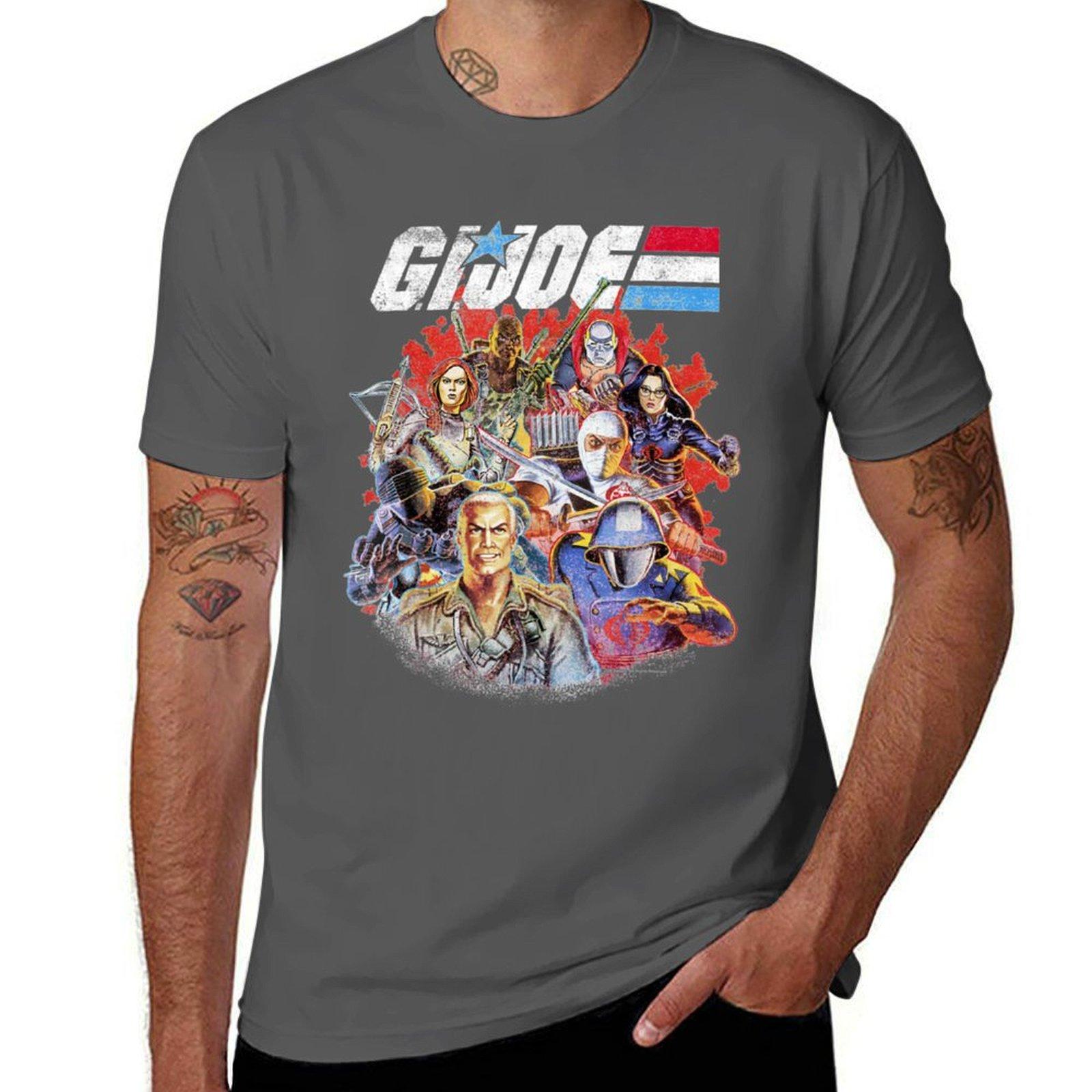 

G.I. Joe Group Shot Fade T Shirt Gift For Men and Women, Gift Halloween Day, Thanksgiving, Christmas T-Shirt 4XL