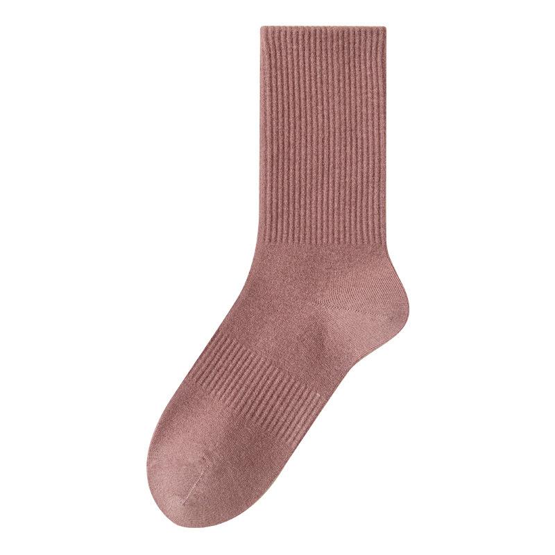 Woolen Socks, Thickened Warm Stockings, Autumn and Winter Women's Socks, Non-constricting, Stacked Mid-calf Stockings