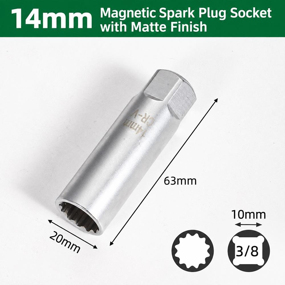 Magnetic Retainer Spark Plug Socket Universal Swivel Automotive Socket Automotive Repair