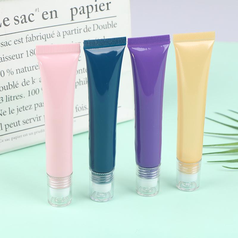 

1 шт., 20 мл, пустой шариковый тюбик для крема для глаз, косметические мягкие контейнеры для шлангов, сжимаемые розовый